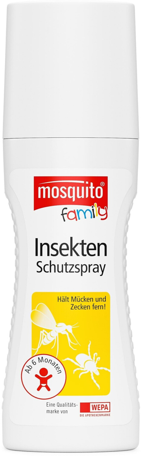 德国Mosquito儿童驱蚊水长效防蚊虫户外防叮咬喷雾100ml 适用6个月以上的婴幼儿