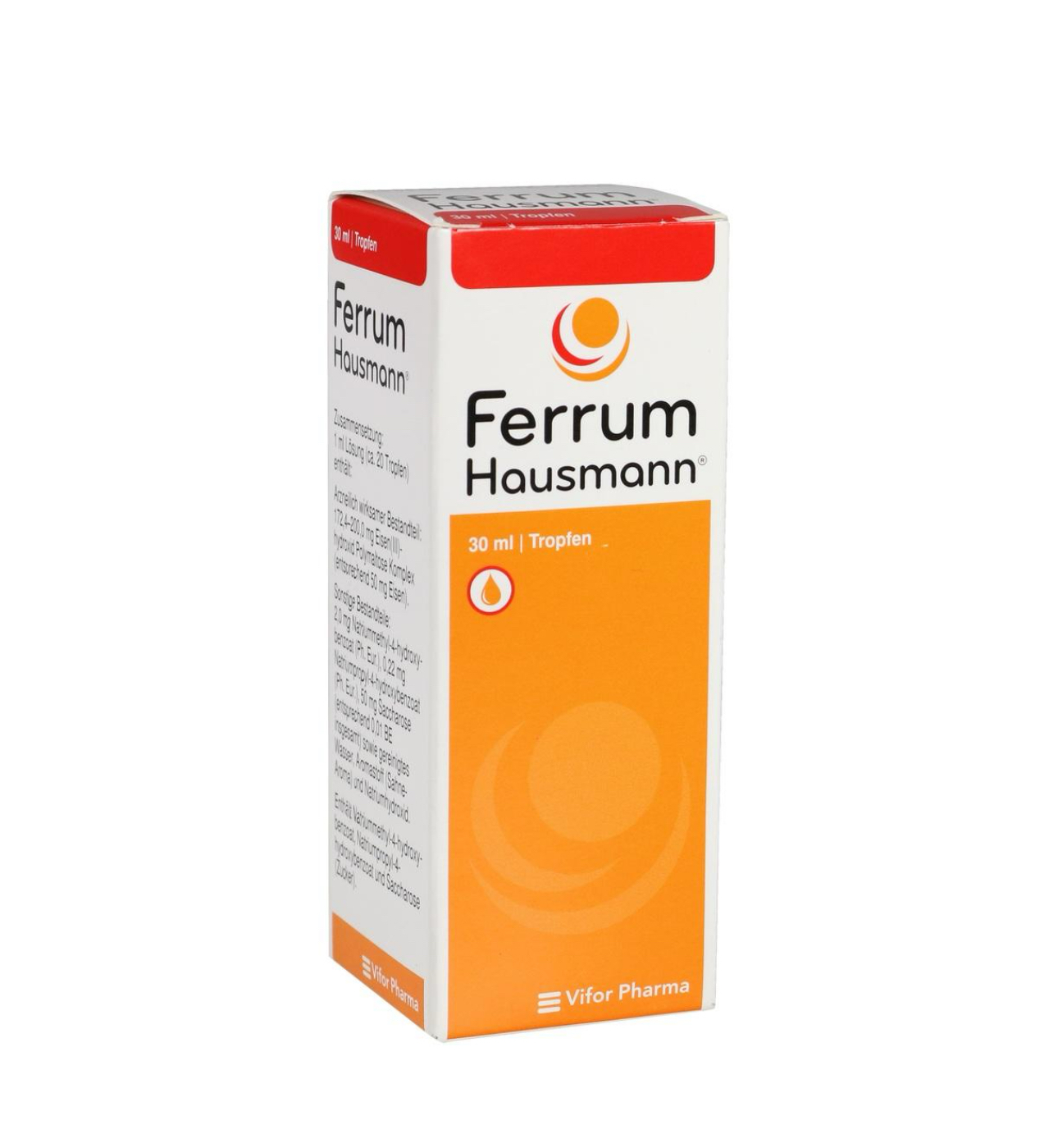 【apotheke】德国Ferrum Hausmann铁剂儿童宝宝婴幼儿补铁滴剂孕妇补血贫血口服液30ml
