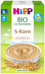 【rossmann】Bio Getreidebrei 5-Korn, ab 6. Monat 五谷 6个月以后，200g