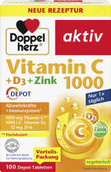 【rossmann】Vitamin C 1000 + D3 + Zink Depot