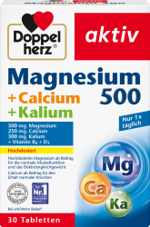 【rossmann】aktiv Magnesium 500 + Calcium + Kalium Tabletten