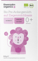 【dm】Anfangsmilch Pre auf Ziegenmilchbasis von Geburt an, 0,5 kg