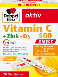 【rossmann】aktiv Vitamin C 500 Direct + Zink + D3