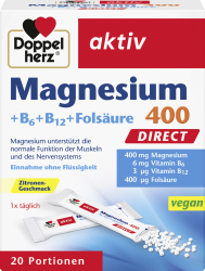 【rossmann】aktiv Magnesium 400 Direct + B6 + B12 + Folsäure
