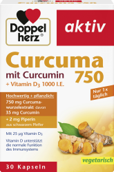 【rossmann】aktiv Curcuma 750 mit Curcumin + Vitamin D3 1000 I.E.
