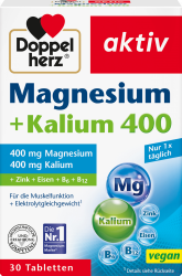 【rossmann】Magnesium 400 + Kalium Tabletten