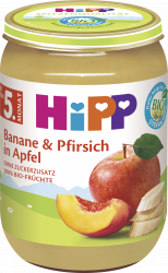 【rossmann】Bio Früchte Banane & Pfirsich in Apfel nach dem . 5 Monat 190g