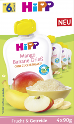 【rossmann】Bio Mango Banane Grieß Quetschie