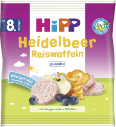 【rossmann】Bio Heidelbeer Reiswaffeln, ab 8. Monat