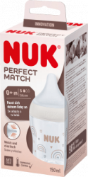 【dm】Babyflasche Perfect Match, beige, 0-6 Monate, 150ml, 1 St