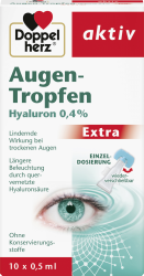 【rossmann】aktiv Augen-Tropfen Hyaluron 0,4 %