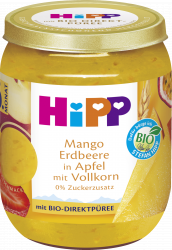 【rossmann】Bio Mango Erdbeere in Apfel mit Vollkorn ab dem 6. Monat