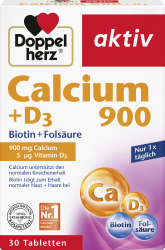 【rossmann】双心  钙片+ D3Doppelherz  aktiv Calcium + D3
