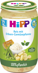 【rossmann】Bio Reis mit Erbsen-Gemüsepfanne