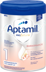 【dm】Anfangsmilch 1 Profutura Duo Advance von Geburt an, 0,8 kg 爱他美白金1段  800g 0-6个月 纯奶粉喂养