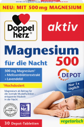 【rossmann】aktiv Magnesium 500 für die Nacht Depot-Tabletten