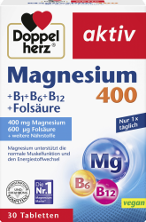 【rossmann】aktiv Magnesium 400 +B1 +B6 +B12 +Folsäure
