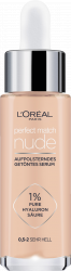 【rossmann】Foundation Serum Perfect Match Nude Aufpolsternd + Getönt 0,5-2 Sehr Hell